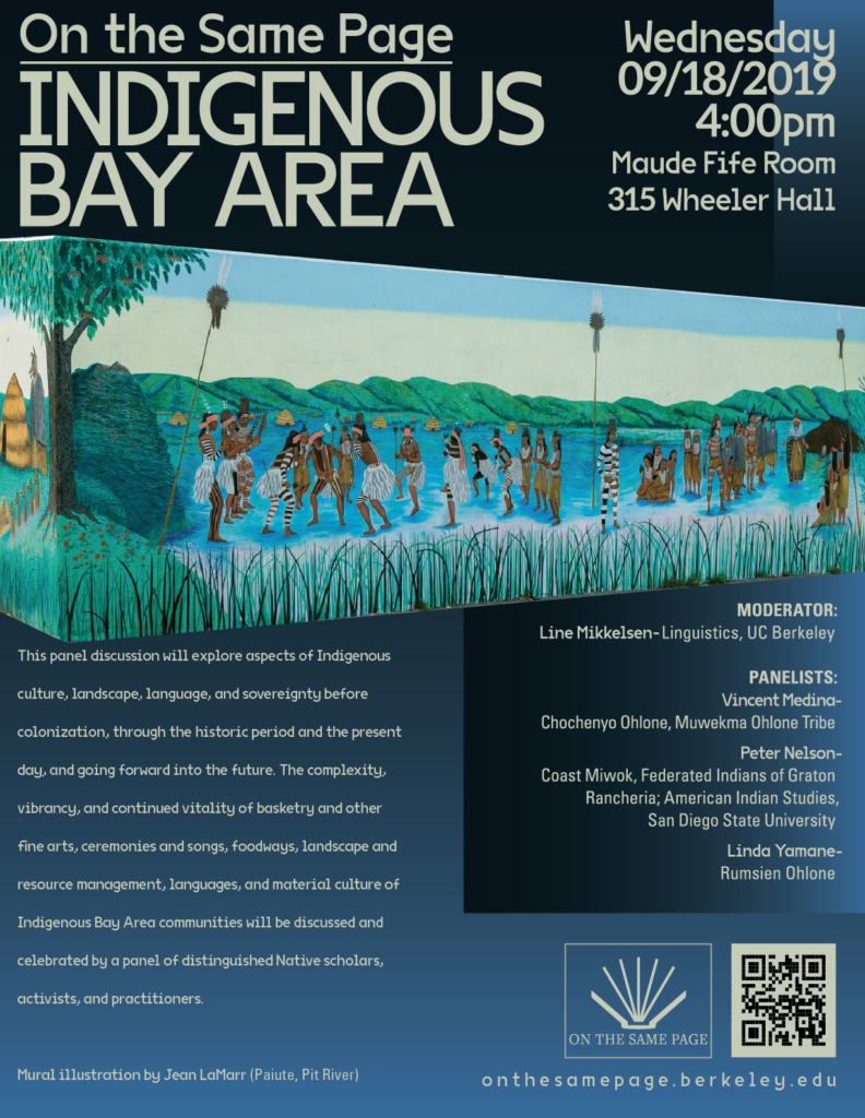 Poster for Indigenous Bay Area event