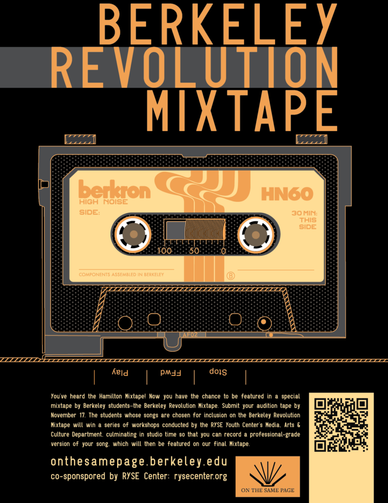 Poster for Berkeley Revolution Mixtape