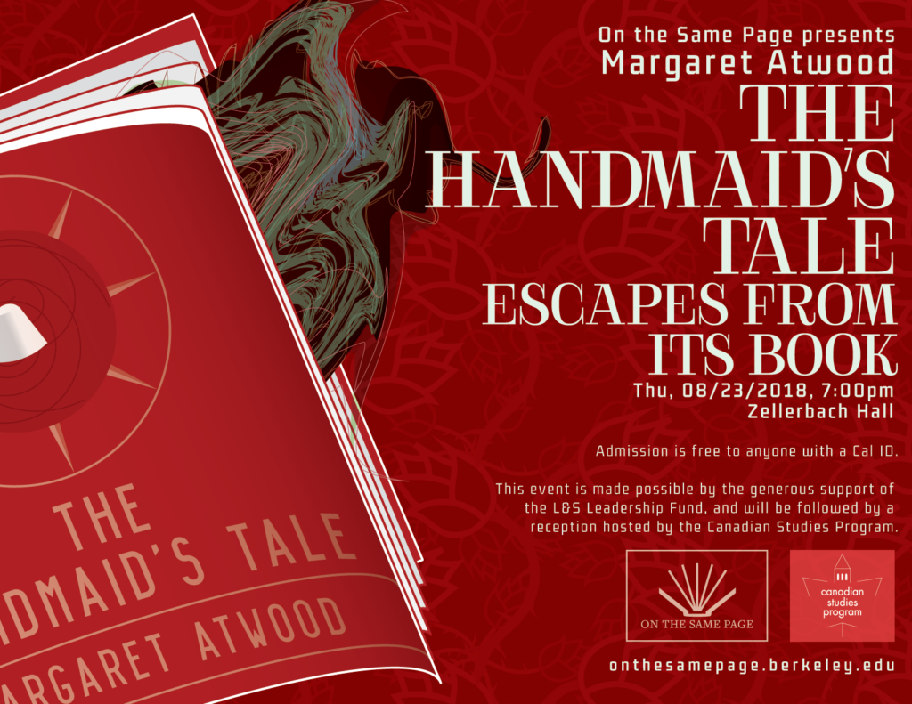 Poster for Margaret Atwood keynote