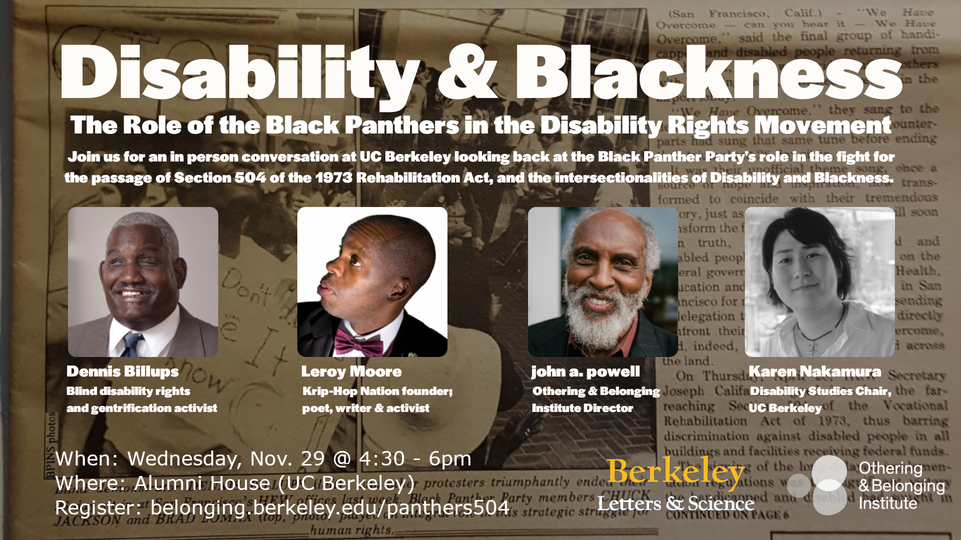 Disability & Blackness: The Role of the Black Panthers in the Disability Rights Movement